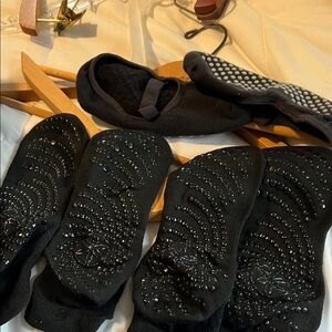 Black Non-Slip Yoga Socks